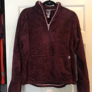 North Face Sherpa quarter zip